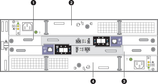 15-drive DAE component locations with callouts