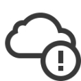 icons cloud alert