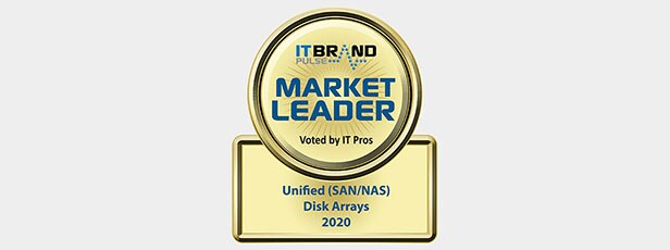 IT Brand Pulse 2020 Market Leader: Unified (SAN/NAS) Disk Arrays - Dell EMC