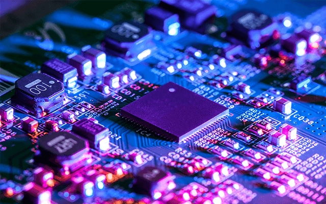 Circuit Board Close Up