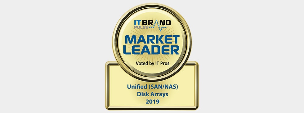 IT Brand Pulse 2019 Market Leader: Unified (SAN/NAS) Disk Arrays - Dell EMC