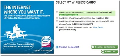 WiMAX on Dell.com