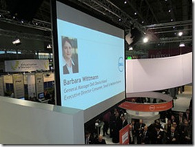 Barbara Wittman, GM—Dell Germany at CeBIT 2011