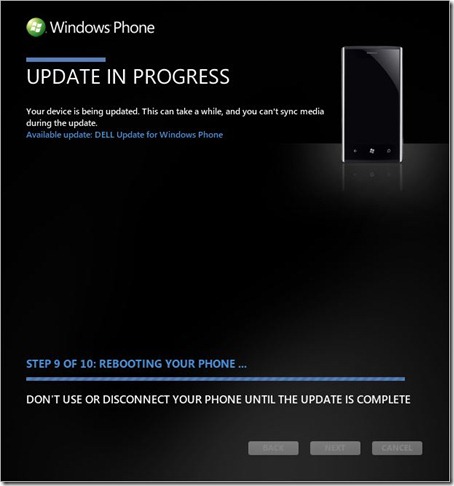 Dell Venue Pro 2.12 firmware update process (screen #6)