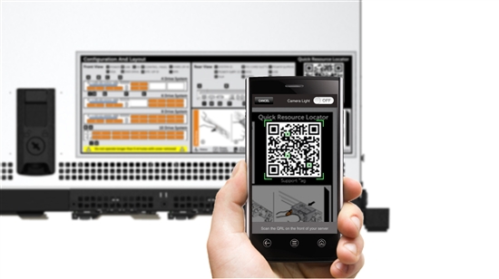 Supporting Dell PowerEdge 12th Generation servers with QR codes via the Quick Resource Locator app
