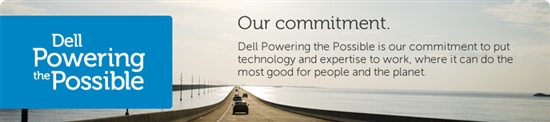 Dell Powering the Possible banner