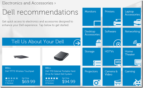 Dell Shop App - Browse Dell.com by Solution