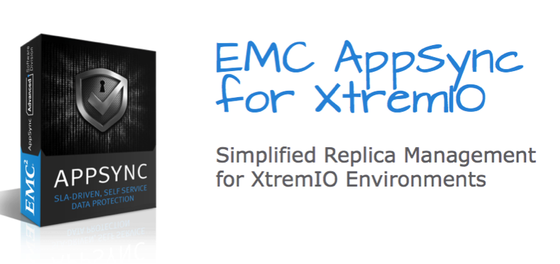 AppSync for XtremIO