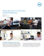 Cover of whitepaper titled Verticalizing the Horizontals: A Dell Perspective