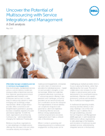 Cover of Dell Whitepaper: Uncover the Potential of Mulitsourcing with Service Integration and Management