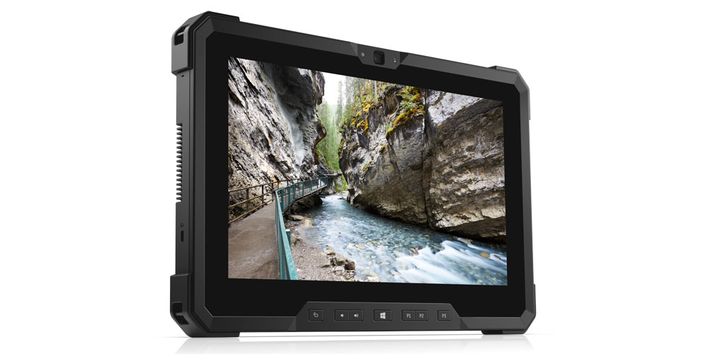 Dell Latitude 7212 Rugged Extreme Tablet front view