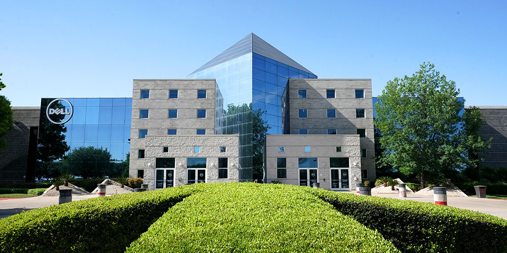Outside Dell headquarters office in Round Rock, Texas