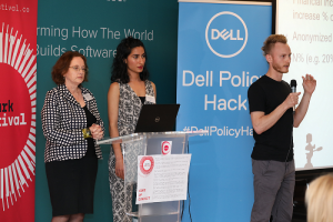 “The Capitalists” winning group of the Dell Policy Hack hosted in Sydney.
