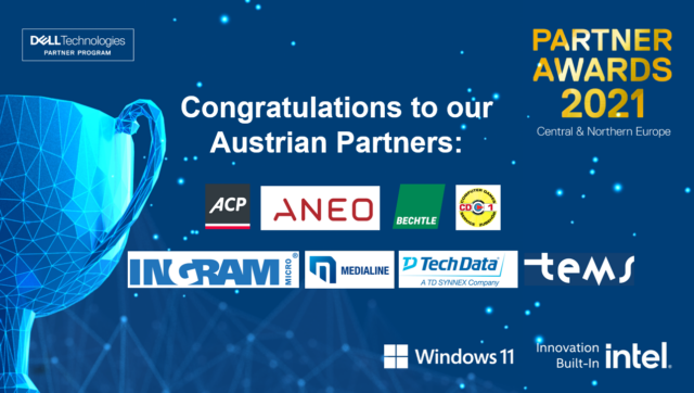 Die Gewinnerinnen und Gewinner der Dell Technologies Partner of the Year 2021 Awards 