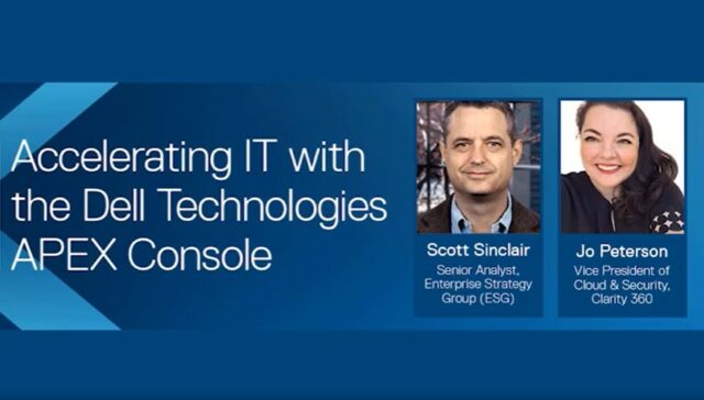Accelerating IT with Dell Technologies APEX Console LinkedIn Live Event participants on November 10, 2021. 