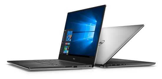Dell XPS 15 laptop with infinity edge display