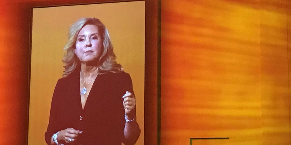 Cheryl Cook speaking at Dell EMC Global Partner Summit 2018
