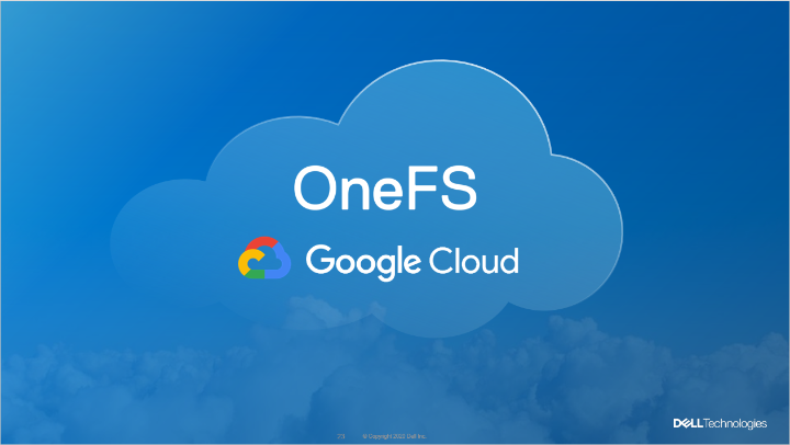 OneFS for Google Cloud