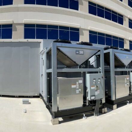 The Rattler supercomputer cluster, located in the parking lot of the Dell Technologies Edge Innovation Center in Austin, TX.