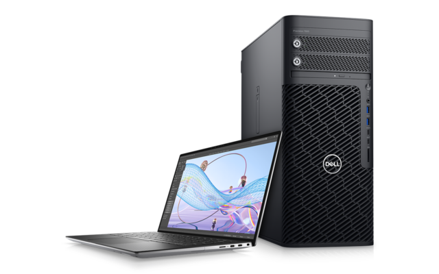 Dell Precision 5470 mobile workstation and Precision 7865 Tower workstation.