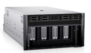 Dell PowerEdge 9680 server, seen from right front angle.